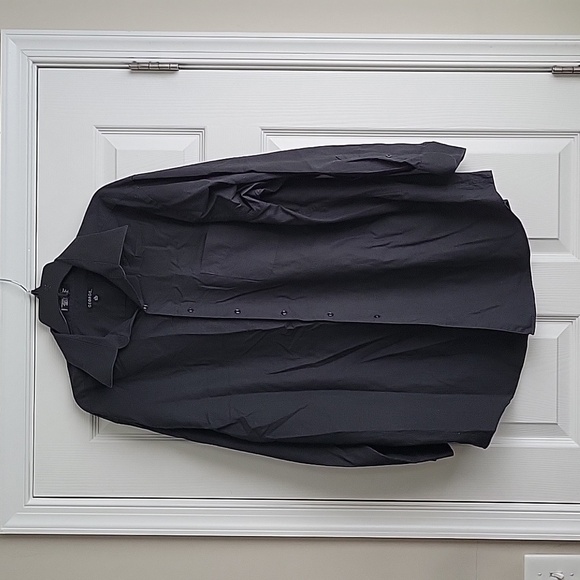 George Men’s Button Up Long Sleeve Shirt - Picture 1 of 10